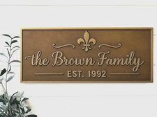 Customized classic Brass Signs - Nautical signs and plaques - Heavy duty 3D