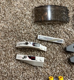 LEGO Ninjago Parts Lot Ultra Sonic Raider (9449) and Ninjacopter (70724)