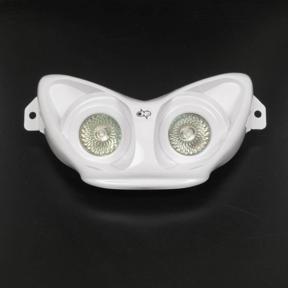 Phare avant blanc One pour scooter Yamaha Aerox 50cc avec deux ampoules 12V 20W