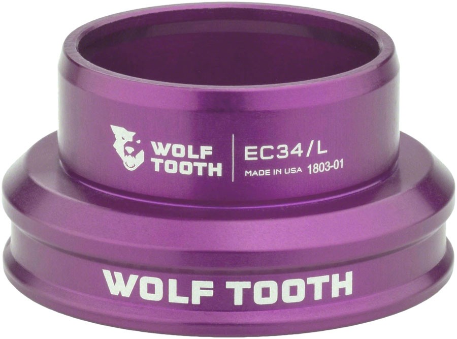 Гарнитура из алюминия Wolf Tooth Ultraviolet Purple EC3430 с черными оксидными подшипниками 8890₽