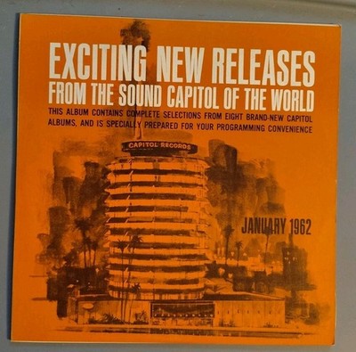 VARIOUS excting new releases capitol january 1962 ( pop ) PROMO Excellent Shape