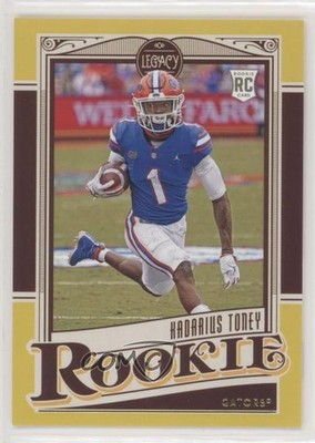 2021 Panini Legacy Rookies Yellow 80/150 Kadarius Toney #158 Rookie RC 0b3