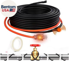 2Ft Self-Regulating Pipe Heating Cable for Pipe Freeze Protection, Automatic wit