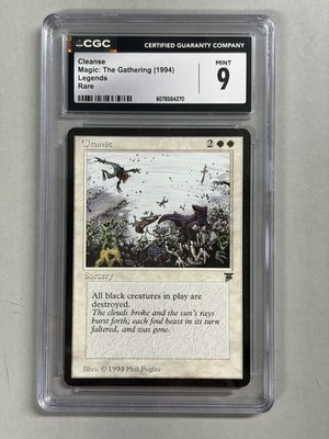MTG Legends Cleanse CGC 9 Mint Rare Magic: The Gathering | eBay