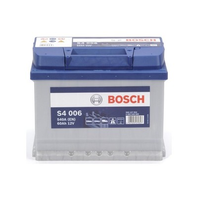 Autobatterie BOSCH S4006 12V 60Ah 540A B13 0 092 S40 060 Blei-Säure-Technologie