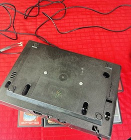 Atari 2600 Woody 4-Switch Console w/ 2 Joysticks + 8 Games - Untested AS-IS