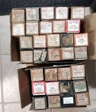 QRS WORD ROLL PIANO PLAYER MUSIC ROLLS LOT OF 32 VINTAGE
