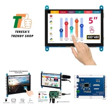 5 Inch Touch Screen Monitor for Raspberry Pi - 800×480 Mini Monitor Touchscre...