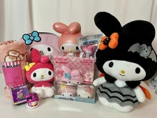 My Melody Sanrio Lot Plush, Blanket, Crème Shop Makeup Bag, Headband, Kidrobot
