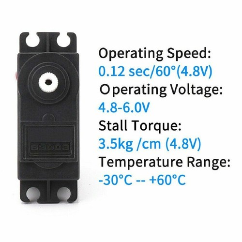 8PCS S3003 Gear Standard High Torque Servo For Futaba RC Car Boat Helicopter Car - Picture 6 of 11