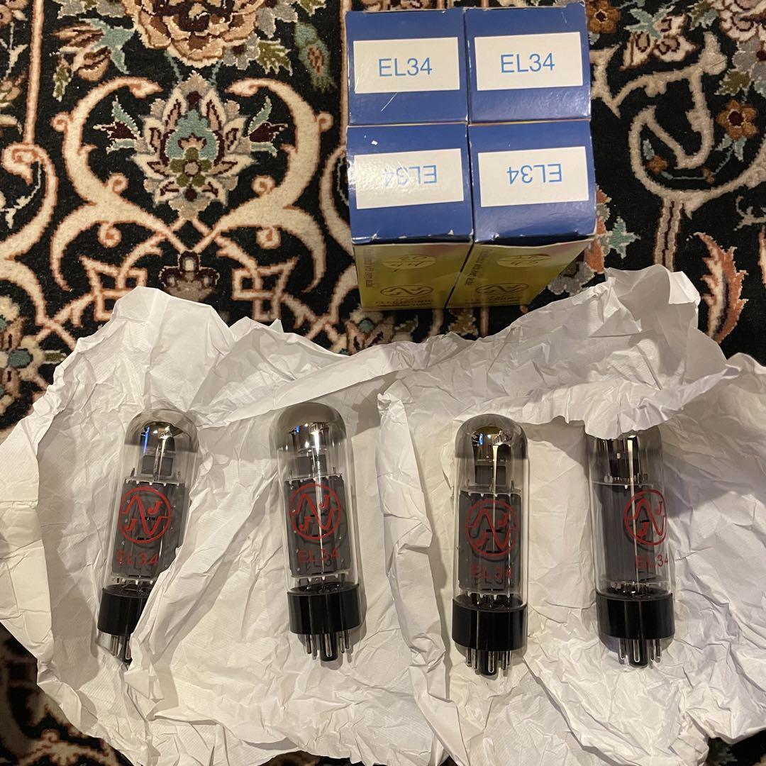 JJ electronic 真空管　E34L BLUE Jj Electronic Vacuum Tube E34L Blue Set Of 4 #1 | eBay