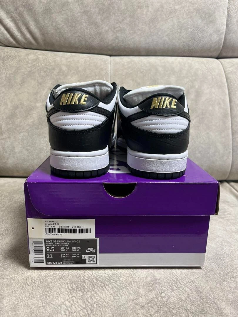 Supreme Nike SB dunk low Black US9.5 Men's Athletic Shoes | eBay