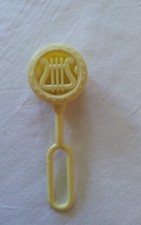 Vintage Yellow Baby Rattle