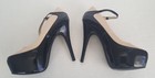 SOLE OBSESSION PLATFORM HEELS Sz 10 6" *HOT* 2" PLATFORM 2 TONE — photo 4