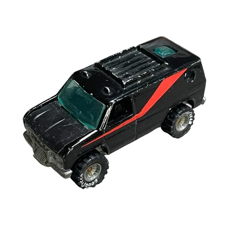Hot Wheels Real Riders Baja Breaker A-Team Van 1977 Hood Opens Malaysia Vintage