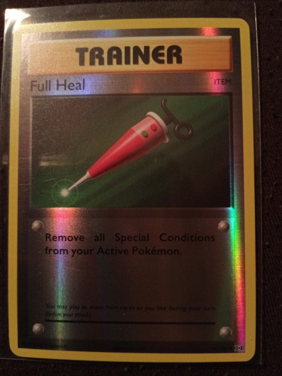 HP360 ホロカード FULL HEAL 78/108 Reverse Holo Evolutions Pokemon Card Light Play