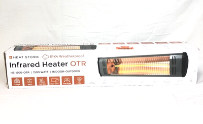 Heat Storm HS-1500-OTR Infrared Heater 1500-watt Outdoor/Indoor  Wall/Ceiling NEW | eBay