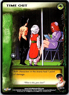 Time Out C82/176 Yu YU Hakusho Ghost Files CCG Light Play 