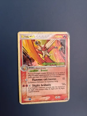 Carte Pokémon : Braségali 1/106 Reverse Ex Emeraude Française - Photo 1/2