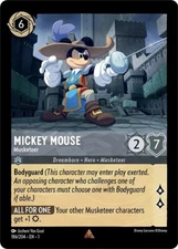Lorcana Mickey Mouse - Musketeer (186/216) The First Chapter NM