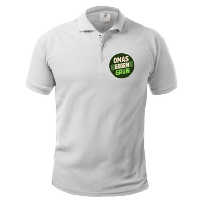 Omas gegen Grün Diktatur Protest Neuwahlen Ampel Poloshirt Polohemd B&C Safra