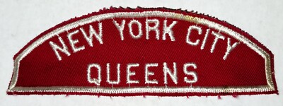 New York City Queens (NY) Red & White Full Strip RWF  BSA  TLS