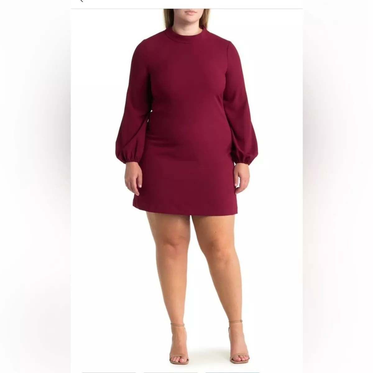 Eliza j balloon clearance sleeve shift dress