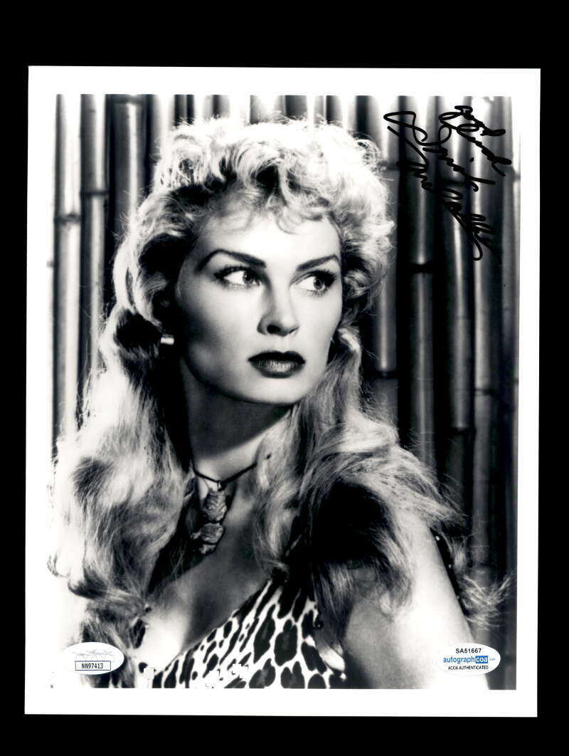 Irish McCalla JSA Coa Signed 8x10 Photo Autograph