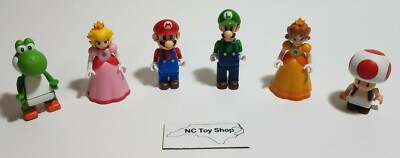 6 KNEX Mario Kart Wii Mini Figures Nintendo Princess Peach Daisy