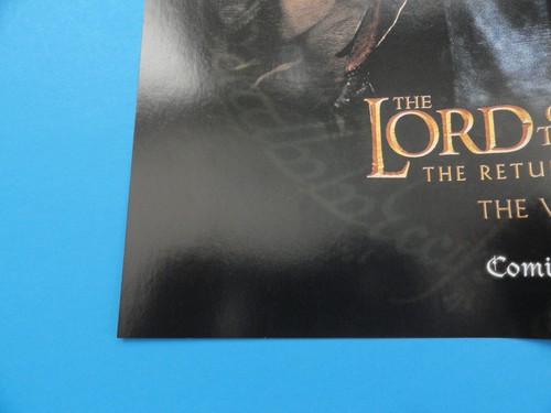 Playstation LORD OF THE RINGS: RETURN OF THE KING Game Promo Poster 20"x15" 2003 - Imagen 6 de 12