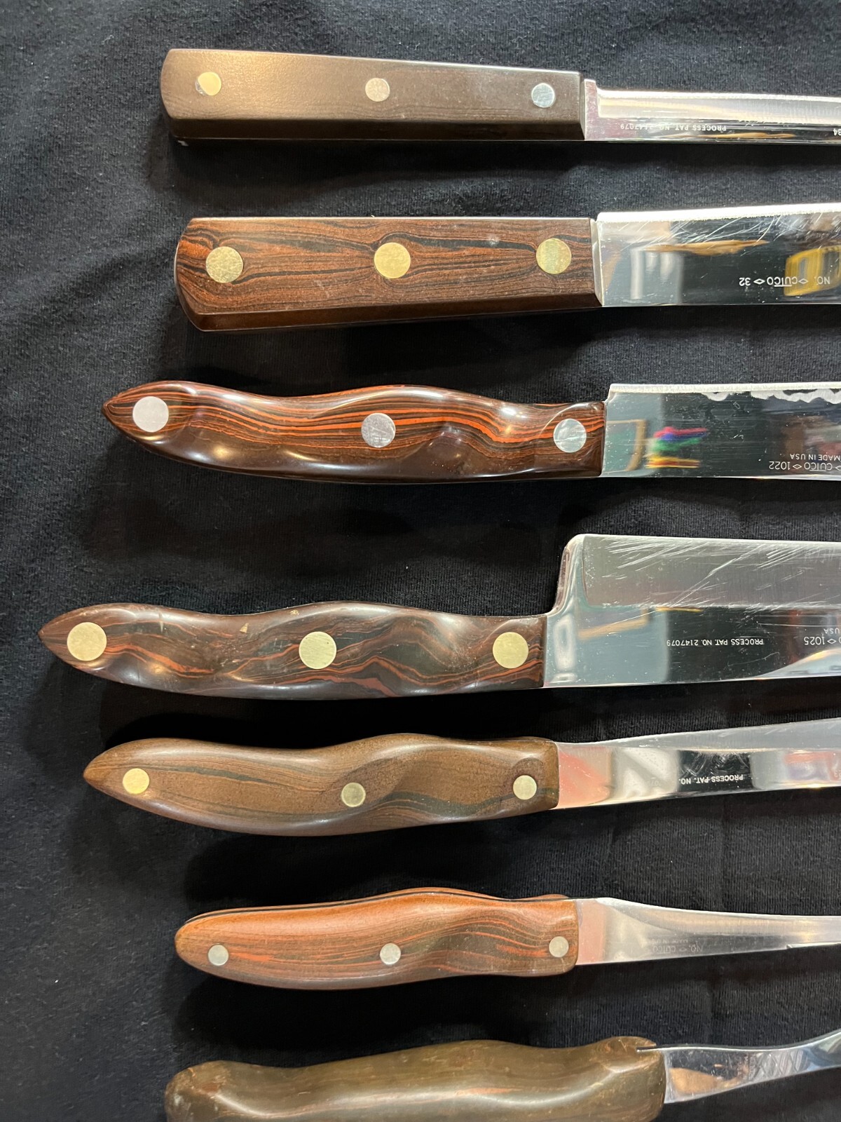 Estate find Cutco kitchen knife assortment. Used. Read the description