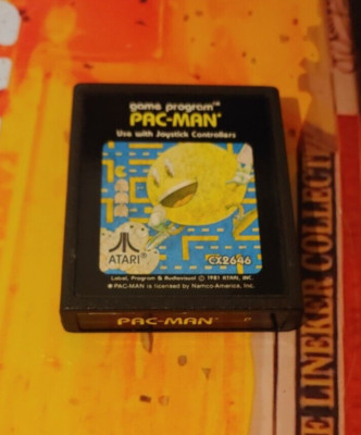 Pac-Man (1982) ATARI 2600 VCS (Modul/Cartridge) works CX2646 8-bit classic glue