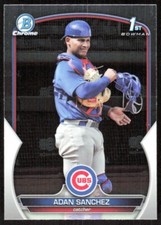 2023 2146E Bowman Chrome Prospects Adan Sanchez Chicago Cubs #BCP-219