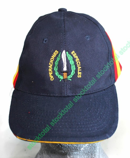 GORRA BASEBALL ESPAÑA BORDADA C.O.E.S TALLA AJUSTABLE ALTA CALIDAD