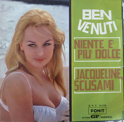 7'' 1965 RARE IN VG+++ ! BEN VENUTI : Niente E Piu Dolce