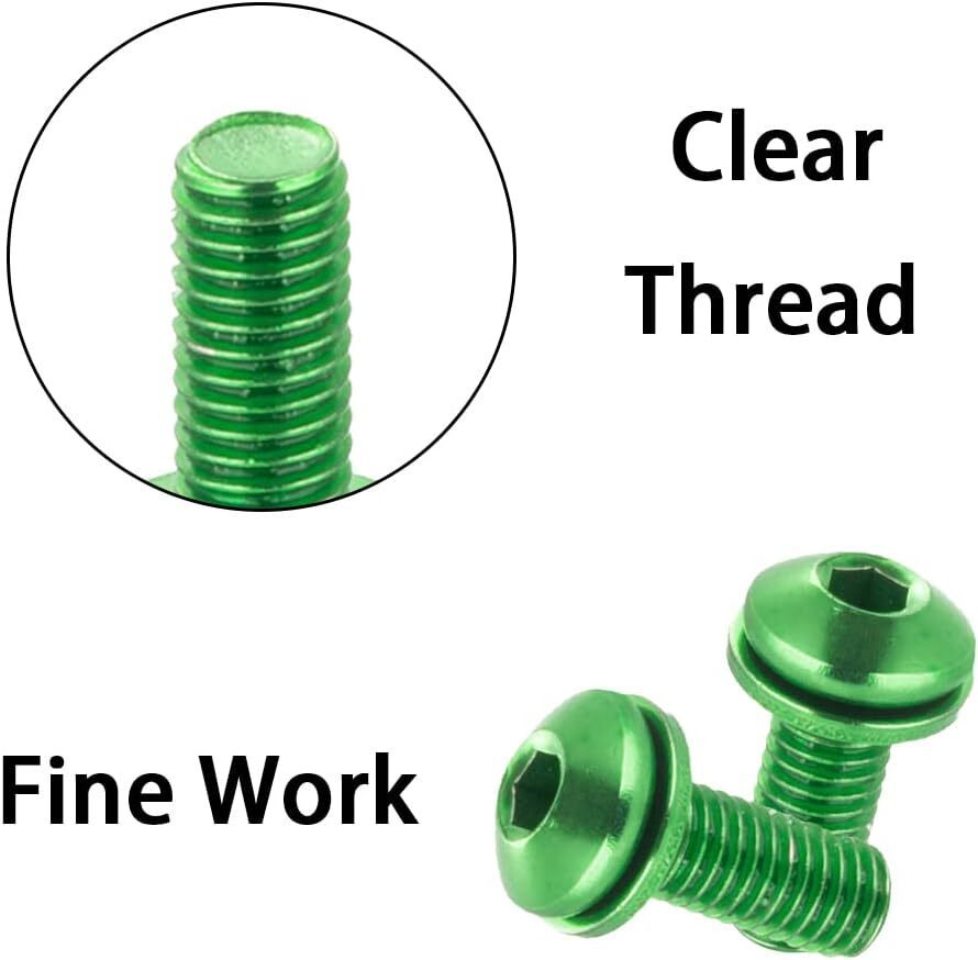 Juliyeh 4Pack Bottle Cage Bolts bike water bottle Bolts Drink Cup