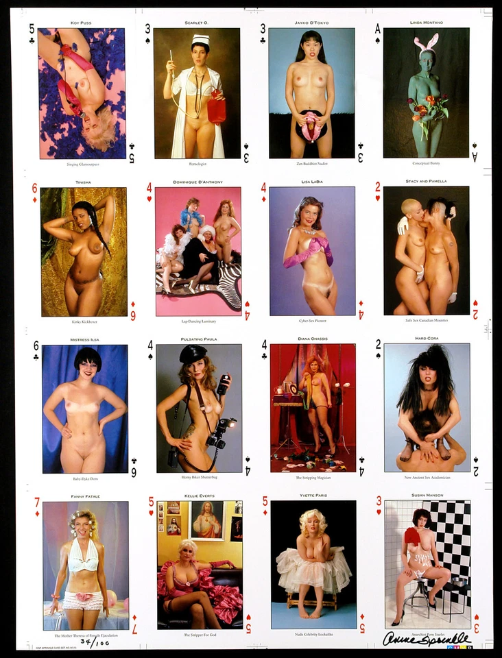 Sex-positiver Feminismus. 4 Multiples Annie SPRINKLE (*1954 USA), handsigniert - Bild 2 von 4