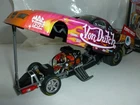 DODGE STRATUS FRANK PEDREGON VON DUTCH F/C FUNNY CAR NHRA 2006 DIE CAST 1/24 RC