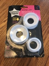 Tommee Tippee 3 Piece Pump and Go Breast Pump Adapter Set Brand New-Ships N 24h