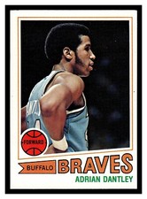 1977 TOPPS ADRIAN DANTLEY #56 ROOKIE CARD BUFFALO BRAVES HOF HIGH GRADE. rookie card picture