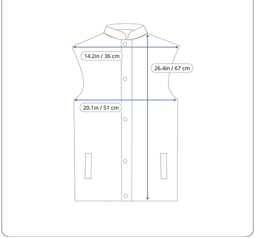 Columbia Weste Damen Medium Blau Mittellang Außen Gefüttert Reißverschluss - Bild 3 von 8