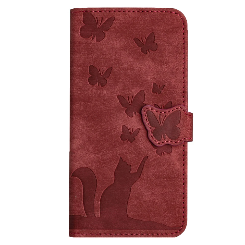 Magnetic Leather Flip Wallet Phone Case for iPhone 15 Pro Max 14 13 12 XR 6