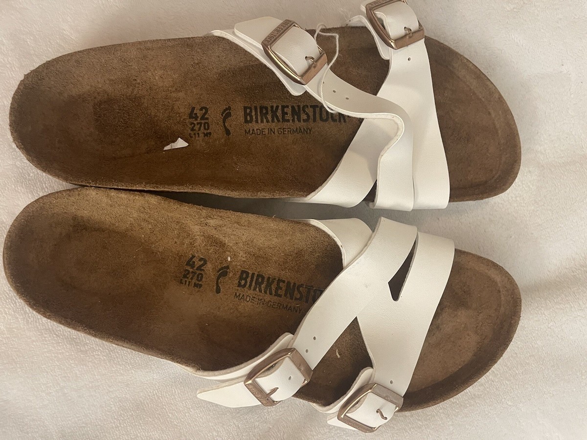 birkenstock white sandals size 11 new | eBay