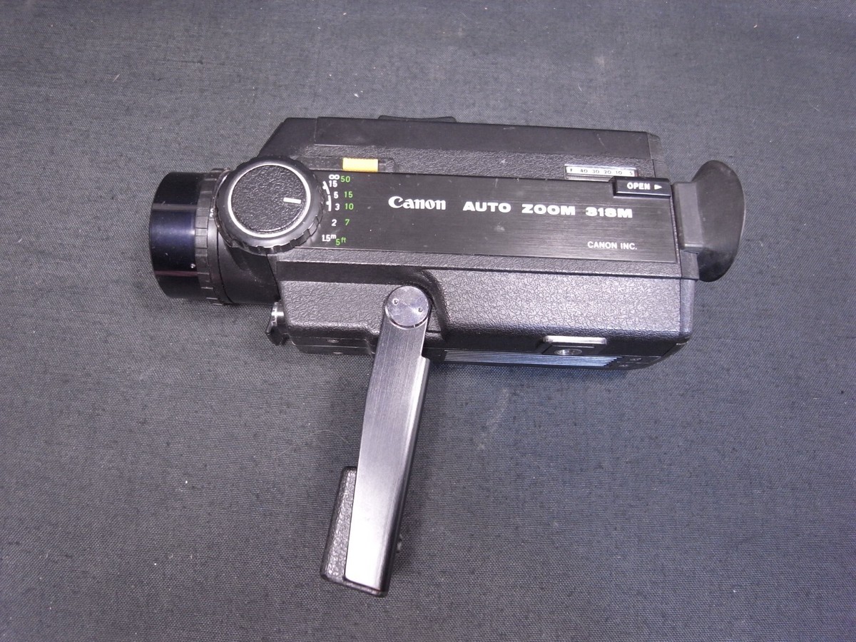 VINTAGE CANON AUTO ZOOM 318M SUPER 8 MOVIE CAMERA NOT WORKING FOR