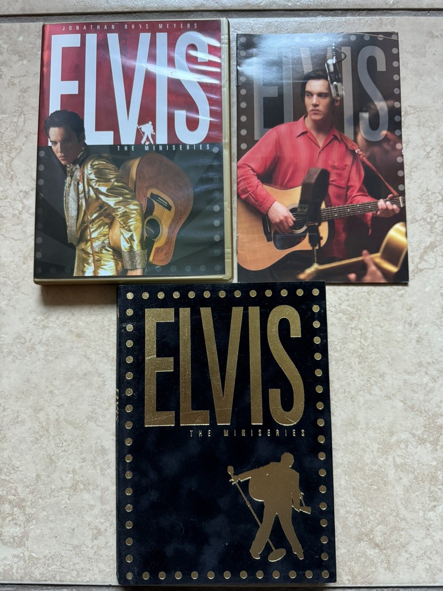 Elvis The Miniseries (DVD 2007) W/ Black Velvet Slipcover & Insert