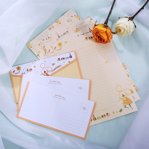 6Pcs Letter Papers & 3Pcs Envelopes Set for Personal Letter Mail Announcements - Picture 20 of 38