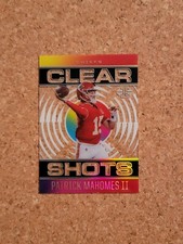 2021 Panini Illusions Patrick Mahomes II Clear Shots Acetate Sapphire #CS-2 SP
