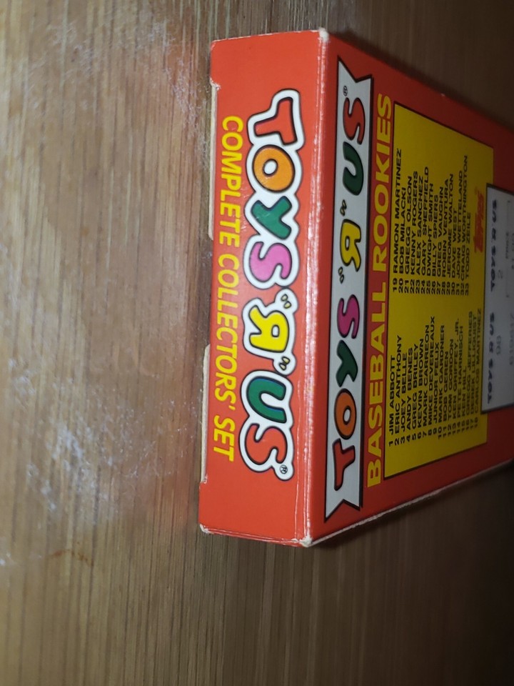 Toys R Us Topps Baseball Rookies 1990 Complete Collectors Card Set w/Griffey Jr. eBay