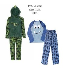 NEW BOYS KOMAR KIDS SAINT EVE 2 PIECE SLEEPWEAR SET FLAME RESISTANT VARIETY