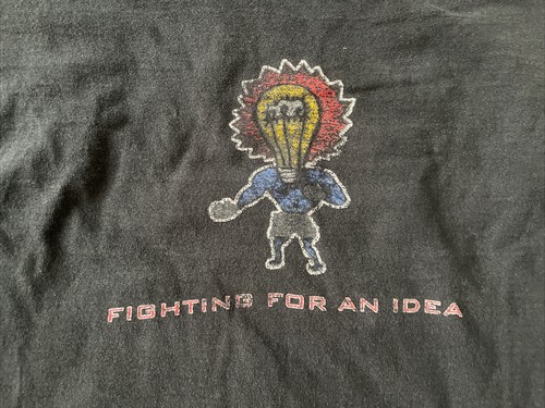 Camisa Grande Vintage Años 90 Lou Reed Hooky Wooky Fight for an Idea 96 World Tour L/S - Imagen 3 de 8